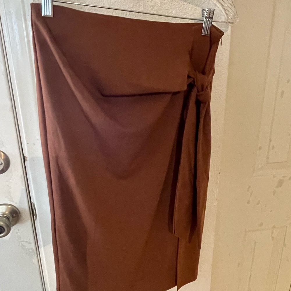 Amazon Women's Brown Pencil Skirt